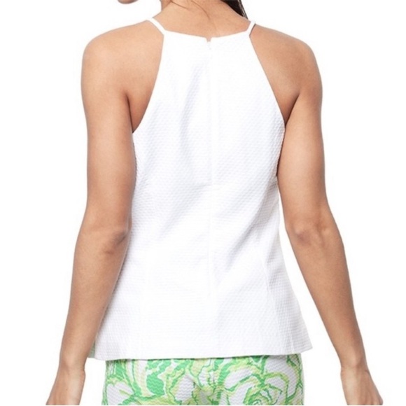 Lilly Pulitzer Annabelle Top in Resort White (Size 0) - Picture 3 of 9